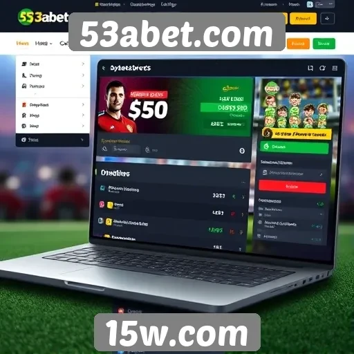 Interface do usuário do 53abet e sua usabilidade